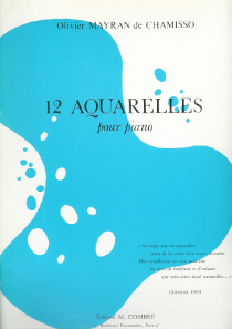 12 Aquarelles partition : 12 Aquarelles