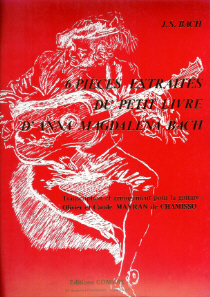 score : 6 pièces extraites du petit livre d'Anna Magdalena Bach